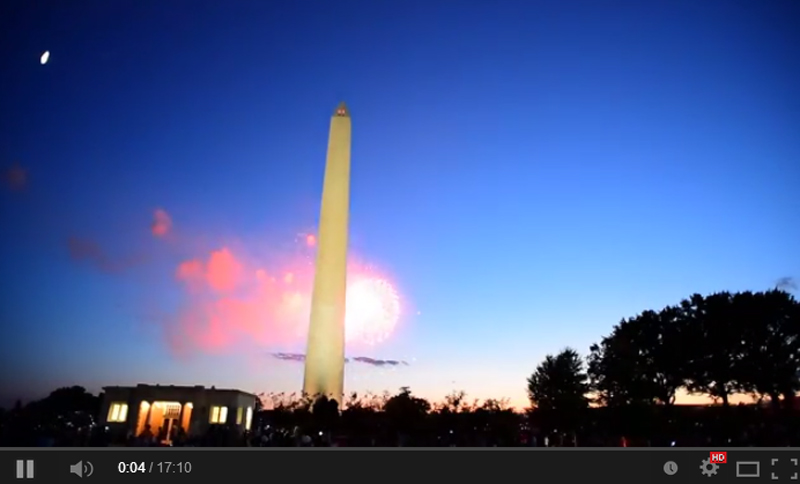 4th of July, 2014 at the Washington Monument (Silent) 